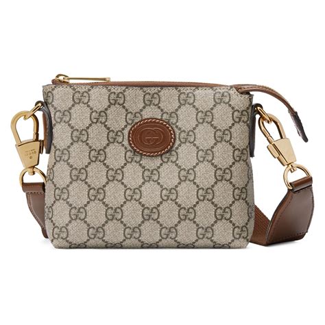 gucci messenger bag with interlocking g|authentic gucci messenger bag.